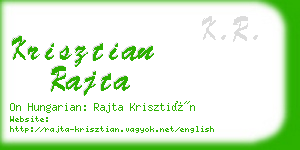 krisztian rajta business card